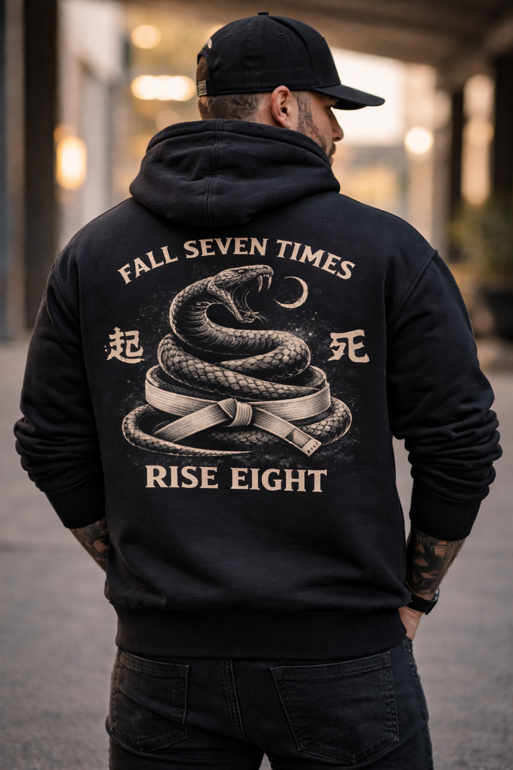 Rise Eight Serpent Heavyweight Pullover Hoodie