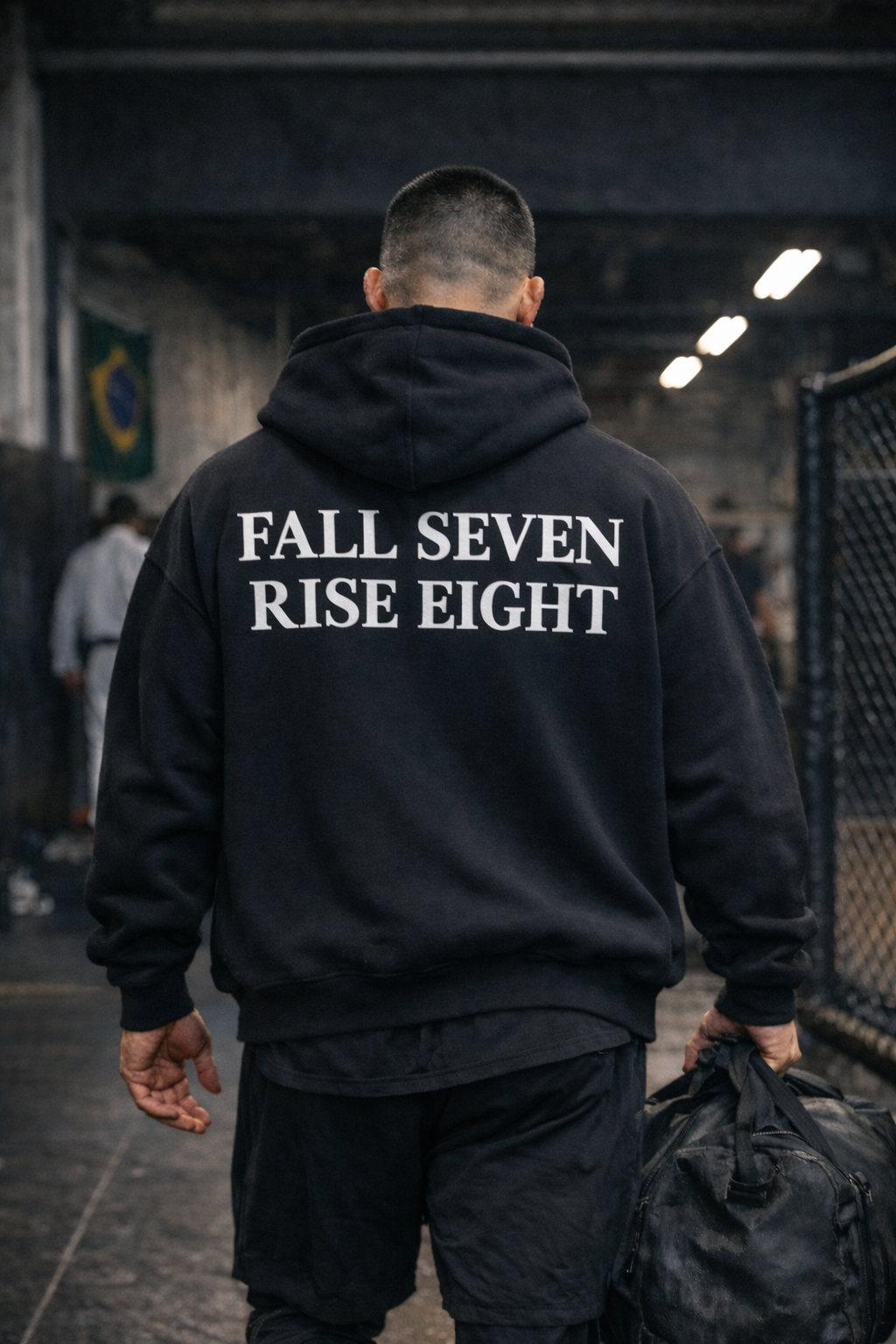 Fall Seven Rise Eight Heavyweight Pullover Hoodie - The Rule